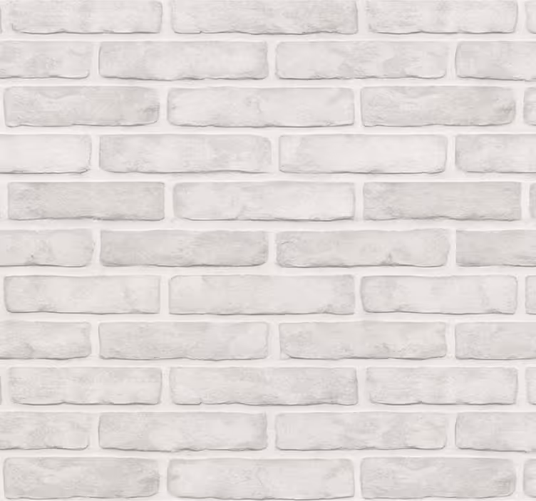 Oturma odası duvar kağıdı loft tuğla - TenStickers