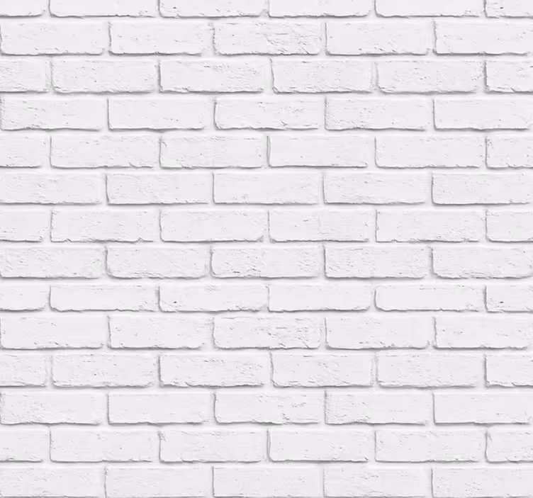 Oturma odası duvar kağıdı beyaz taş etkisi - TenStickers