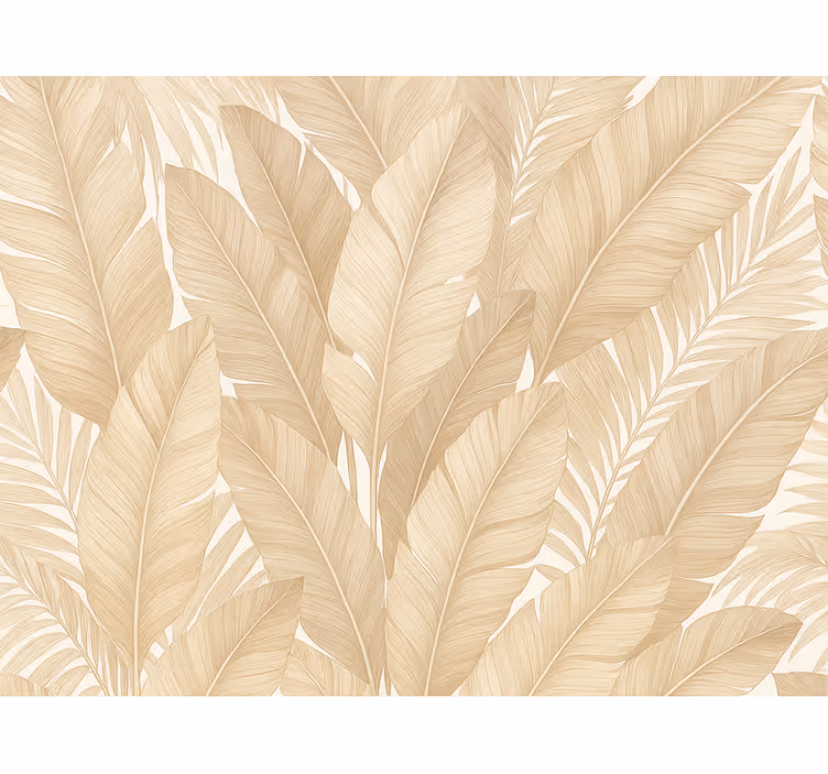 Soft botanical yetişkin odası duvar kağıdı - TenStickers