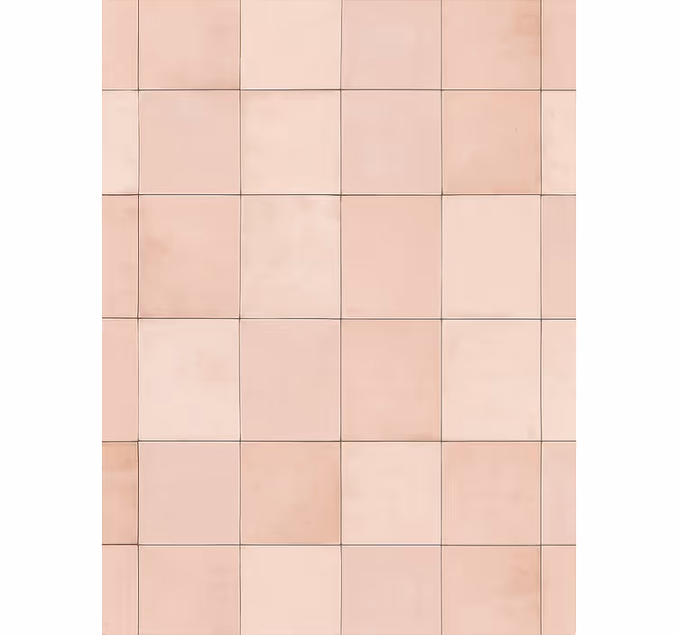 Mutfak duvar kağıdı pembe fayans deseni - TenStickers