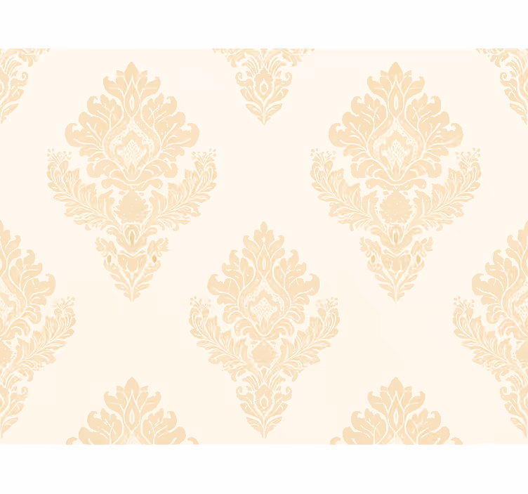 Yetişkin odası duvar kağıdı klasik bej damask - TenStickers