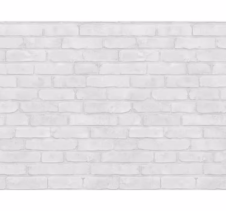 Taklit tuğla duvar kağıdı beyazlaşmış loft tuğlası - TenStickers