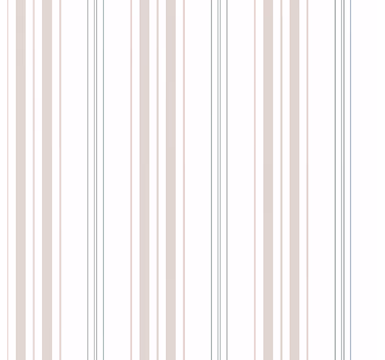 Çocuk odası duvar kağıdı pastel İnce Çizgiler - TenStickers