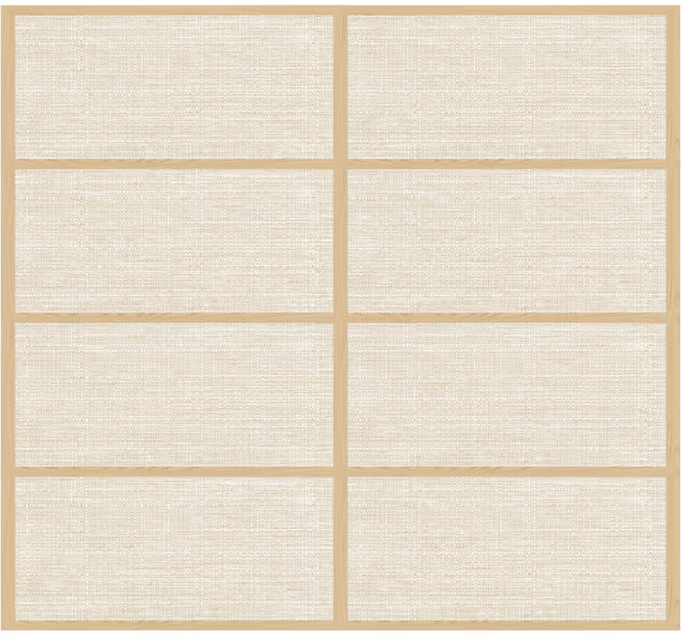 Yetişkin odası duvar kağıdı japon panel yapısı - TenStickers