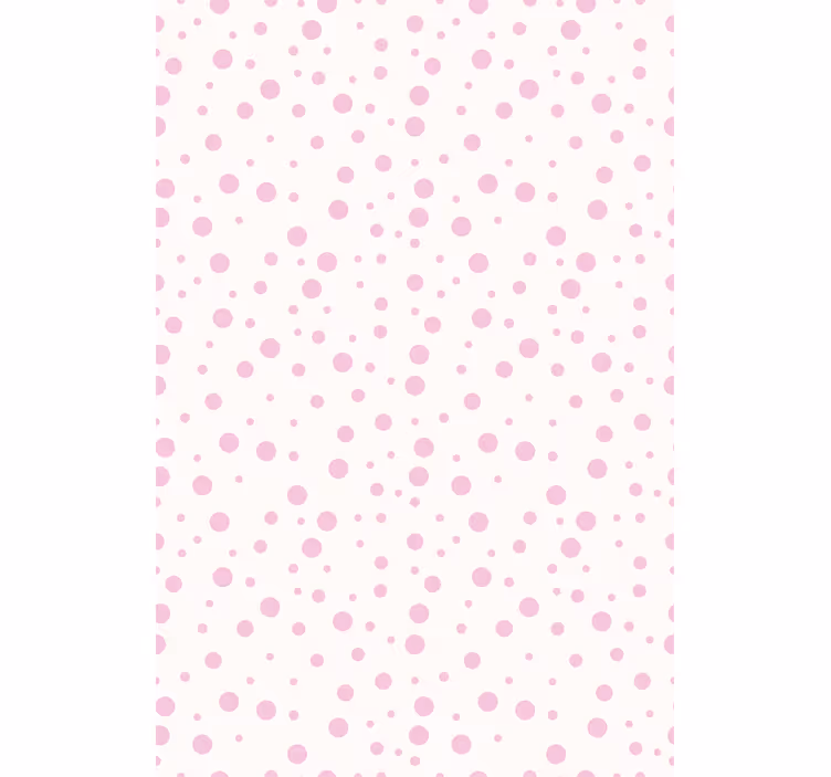 Yetişkin odası duvar kağıdı güzel pembe noktalar - TenStickers