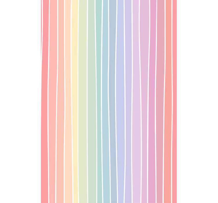 Yetişkin odası duvar kağıdı yumuşak pastel çizgiler - TenStickers