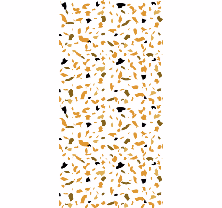Yetişkin odası duvar kağıdı sıcak renkler terrazzo stili - TenStickers