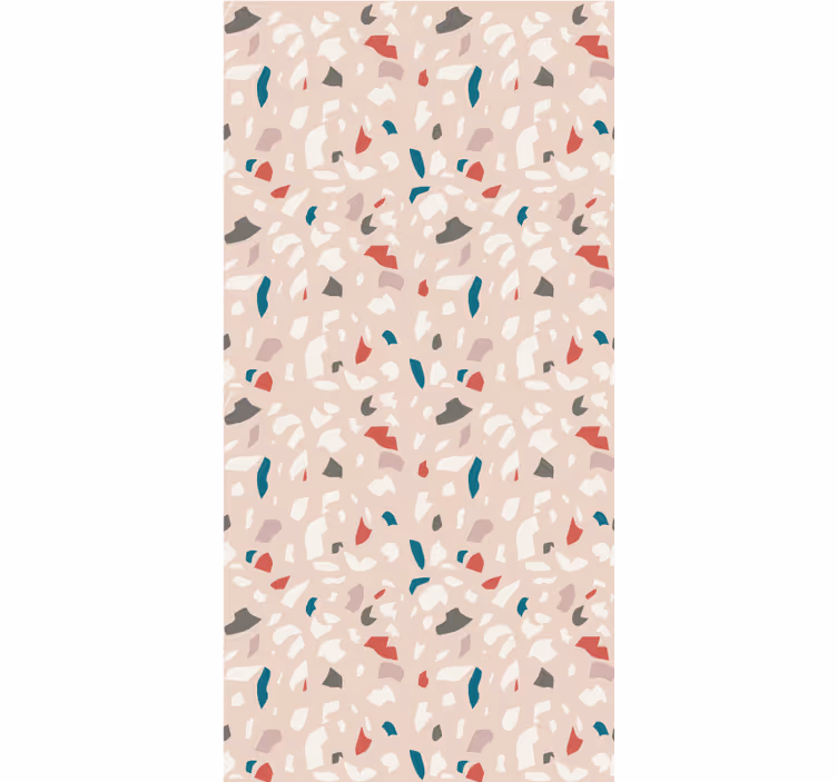 Yetişkin odası duvar kağıdı terrazzo etkisi deseni - TenStickers