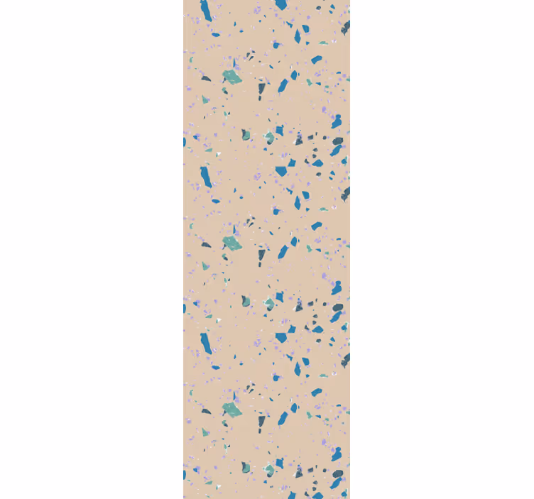 Yatak odası duvar kağıdı renkli terrazzo taşı - TenStickers