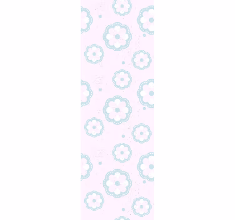 Yatak odası duvar kağıdı pembe desenli shabby chic - TenStickers
