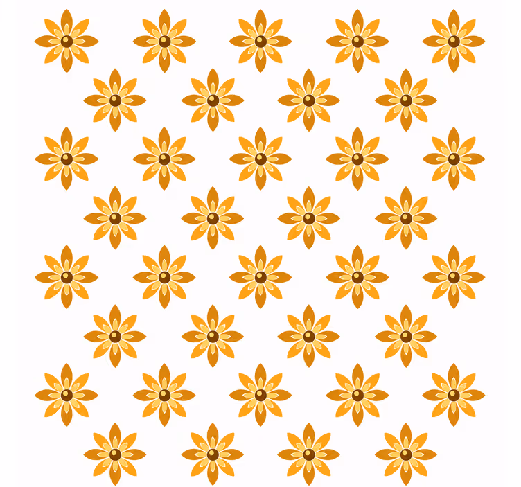 Çiçek desenli duvar kağıdı gizli bahçe - TenStickers