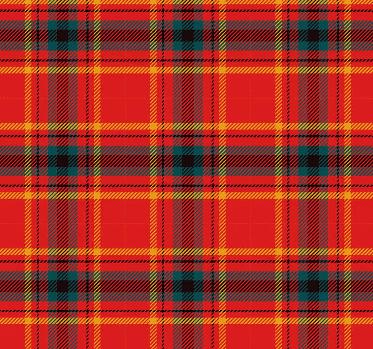 Kırmızı duvar kağıdı noel kırmızı tartan dokusu - TenStickers