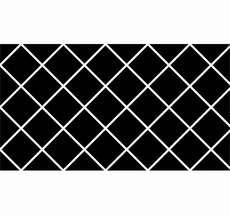 Siyah duvar kağıdı modern geometrik çizgiler - TenStickers