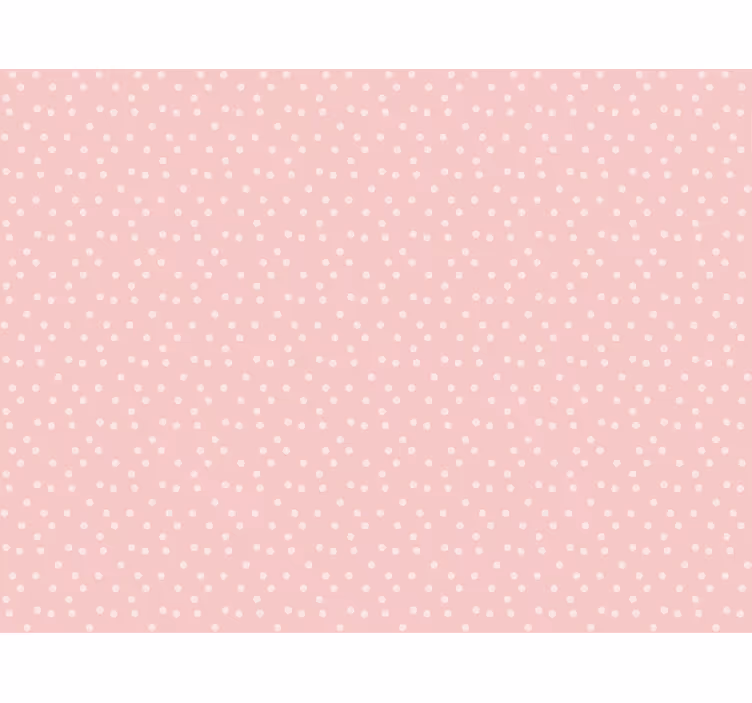 Pembe duvar kağıdı pastel bebek rengi arka plan noktaları - TenStickers