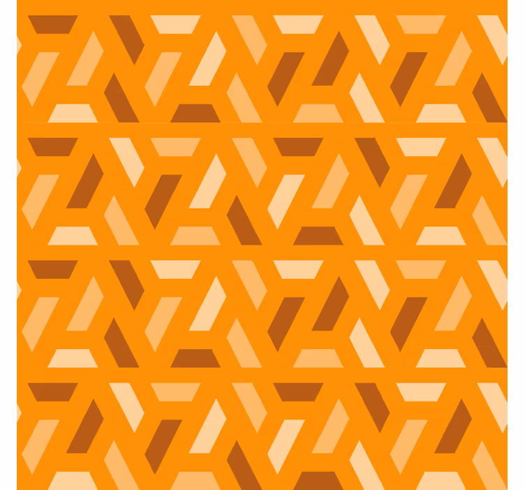 Terracotta duvar kağıdı modern geometrik - TenStickers