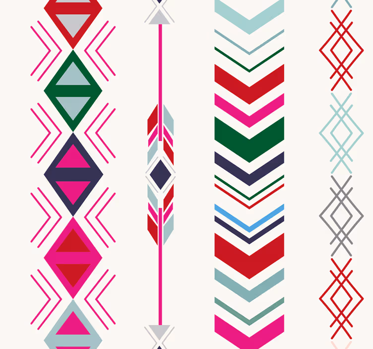 Modern duvar kağıdı pastel oklar - TenStickers