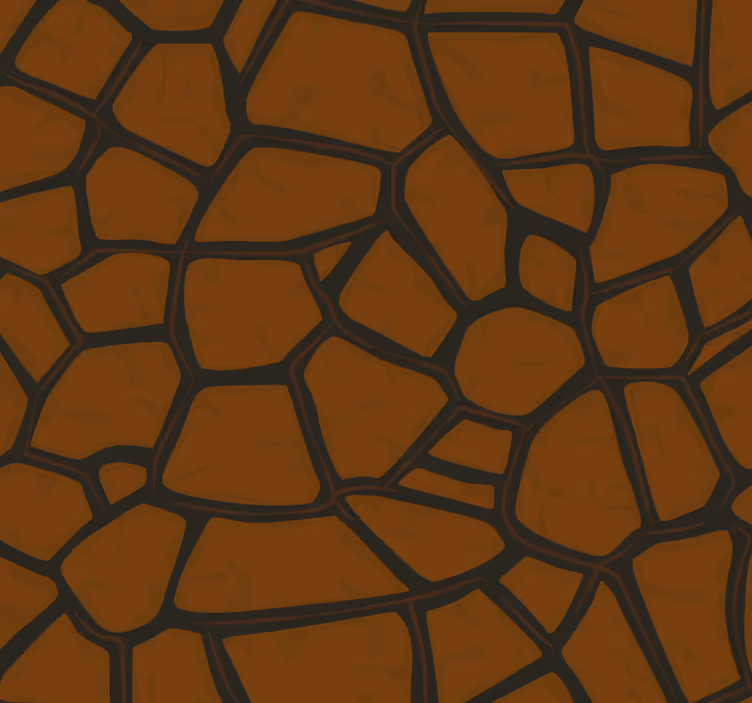 Taş doku yatak odası taş duvar kağıdı - TenStickers