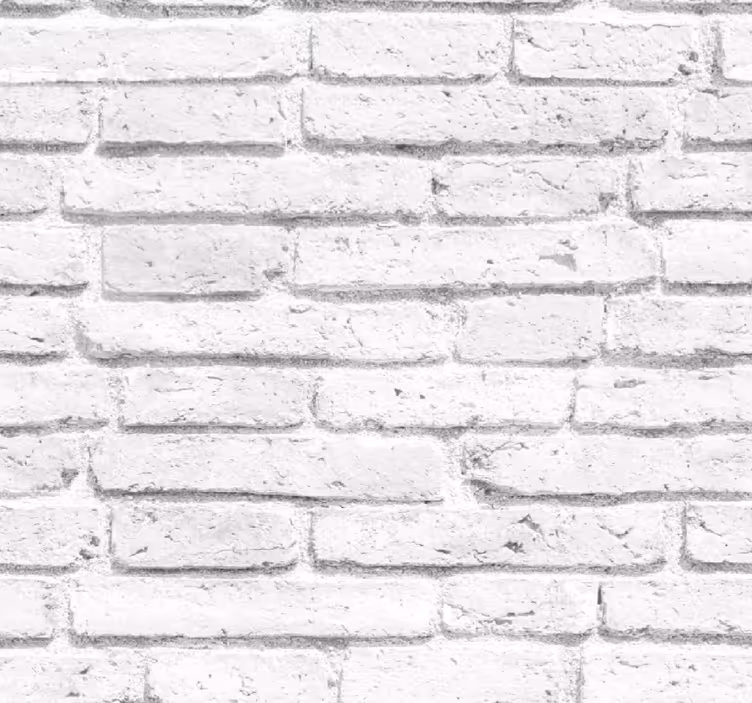 Beyaz dokulu tuğla duvar kağıdı - TenStickers