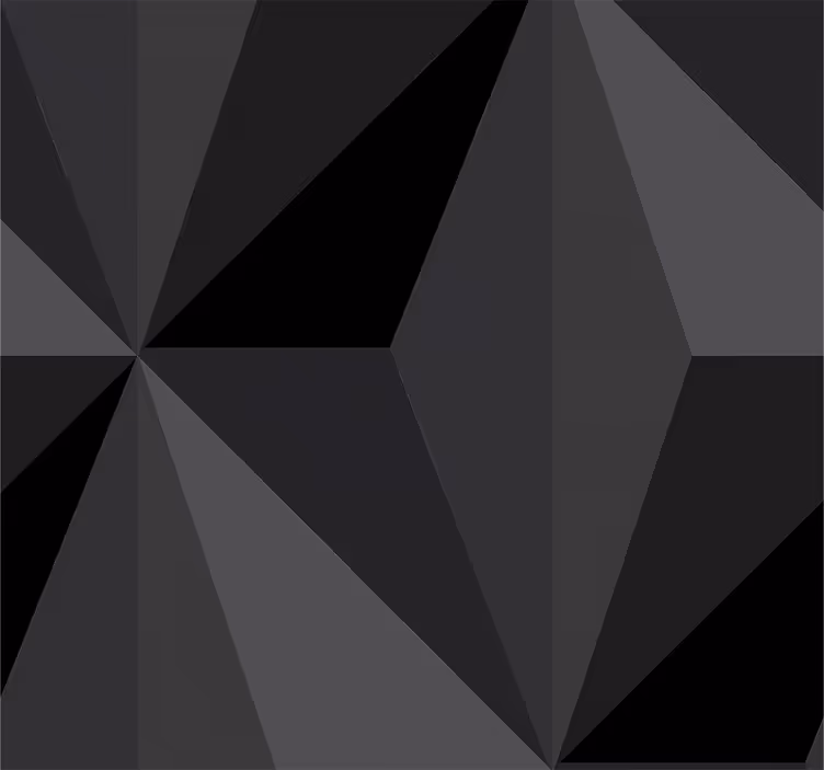 Geometrik üçgenler 3d üçgen duvar kağıdı - TenStickers