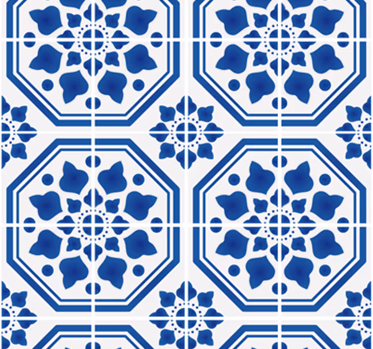 Safir klasikleri süs duvar kağıdı - TenStickers