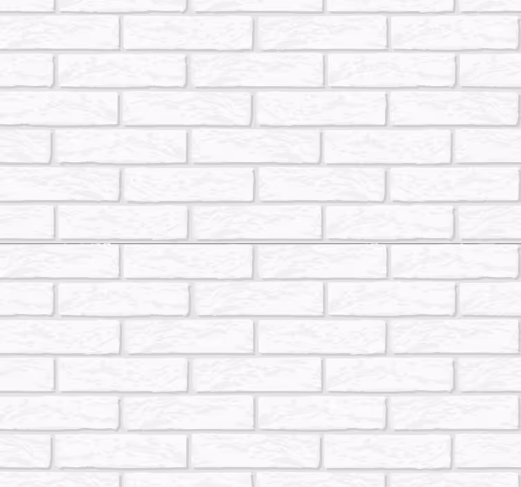 Beyaz leke tuğla duvar kağıdı - TenStickers