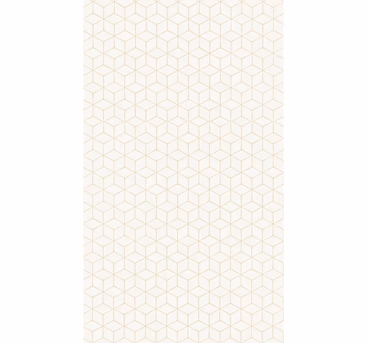 Modern geometrik perspektif çıplak duvar kağıdı - TenStickers