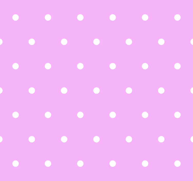 Pembe arka plan duvar kağıdı üzerinde düzenli noktalar - TenStickers