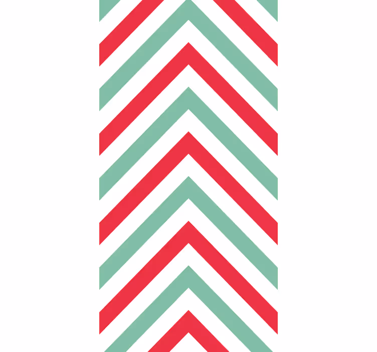 şivron zikzak deseni geometrik duvar kağıdı - TenStickers