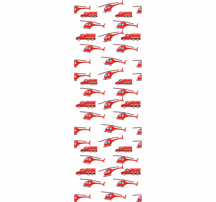 Yangın helikopteri duvar kağıdı - TenStickers