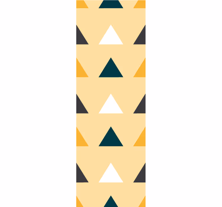 Renkli üçgenler geometrik üçgen duvar kağıdı - TenStickers