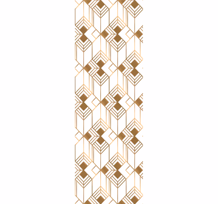 Kübist simetri geometrik duvar kağıdı - TenStickers