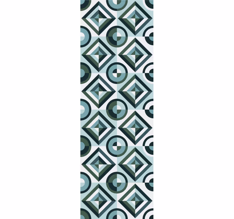 Geometrik desen şıklığı geometrik duvar kağıdı - TenStickers