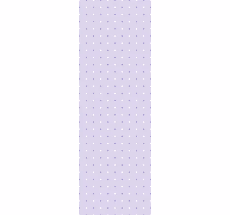 Mor ve beyaz nokta deseni sivilceli duvar kağıdı - TenStickers