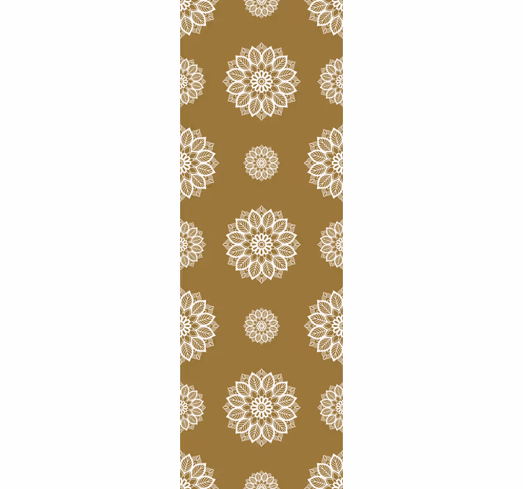 Karmaşık mandala duvar kağıdı süslemeleri - TenStickers