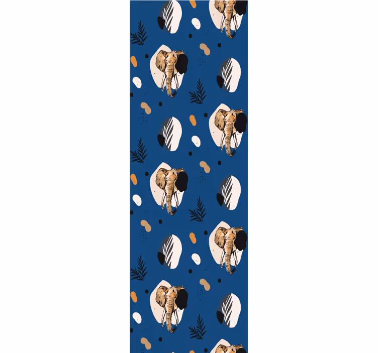 Safari motifi fil duvar kağıdı - TenStickers