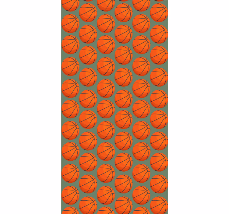 Yeşil basketbol arka plan çocuk duvar kağıdı - TenStickers