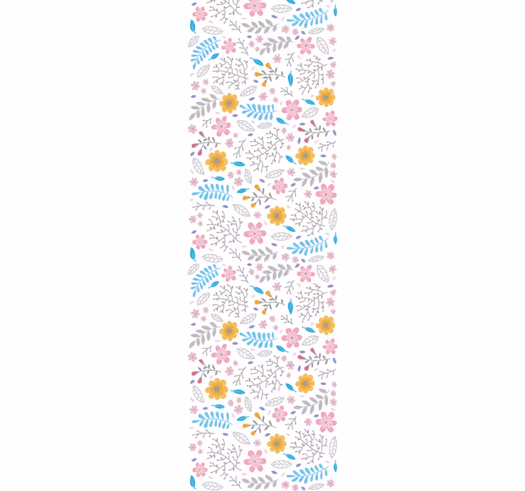 Dikişsiz desen papatya çiçeği duvar kağıdı - TenStickers