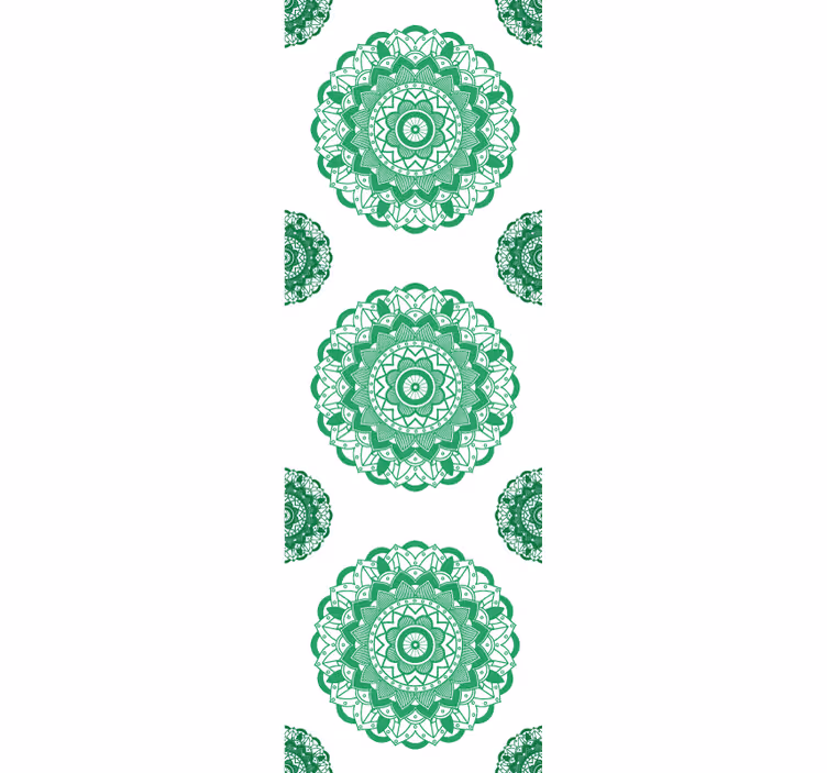 Mandala motifli tasarım ofis duvar kağıdı - TenStickers