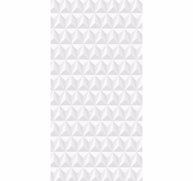 Geometrik duvarlar beyaz duvar kağıdı - TenStickers