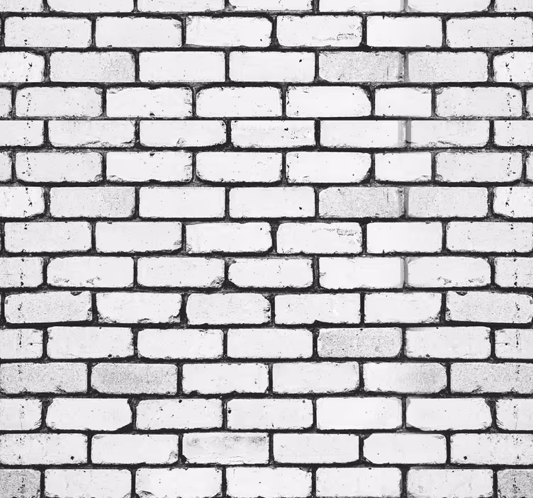 Nokta tuğla duvar kağıdı ile gri tuğla deseni - TenStickers