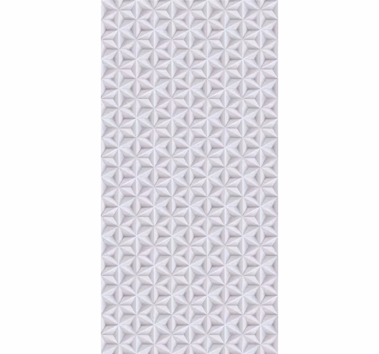 Gri 3d doku yaprak duvar kağıdı - TenStickers