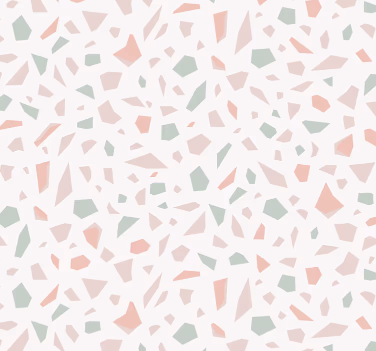 Teras ilhamı geometrik duvar kağıdı - TenStickers