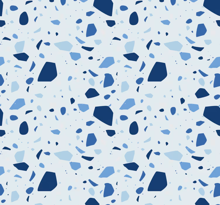 Geometrik benekli geometrik duvar kağıdı - TenStickers