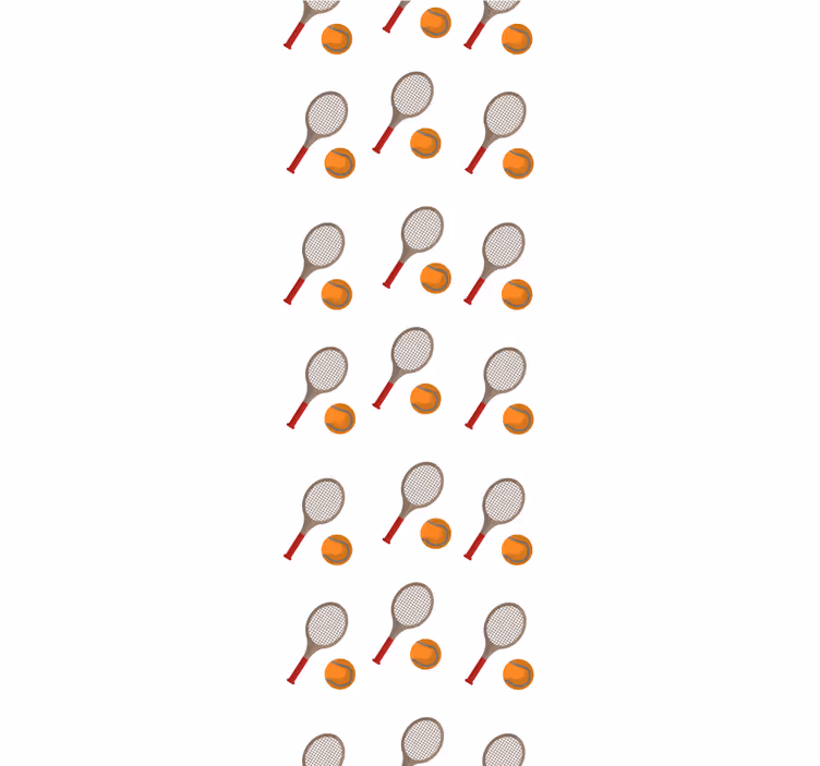 Genç odası duvar kağıdı tenis temalı - TenStickers
