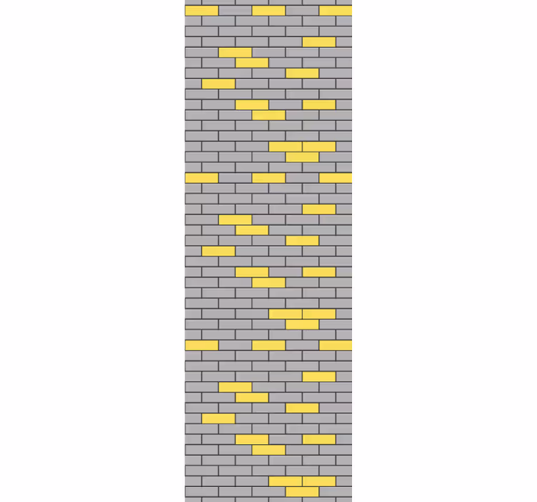 Tuğla pantone desen taş duvar kağıdı - TenStickers