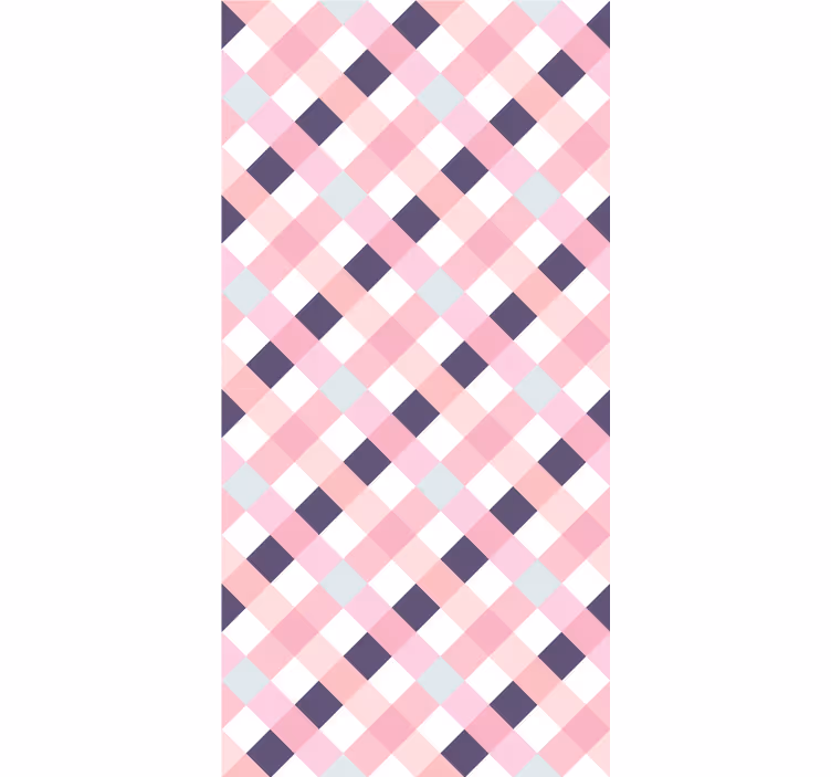 Pastel baklava desenli geometrik duvar kağıdı - TenStickers