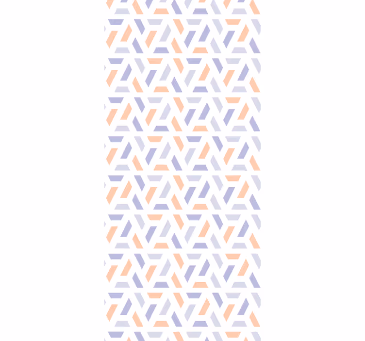Balıksırtı dizisi geometrik duvar kağıdı - TenStickers