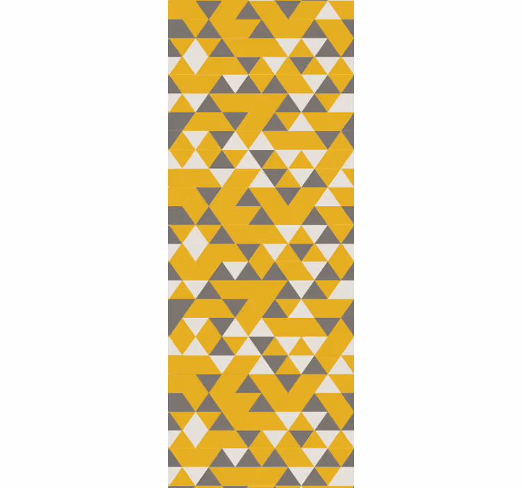 Geometrik üçgen topluluğu geometrik duvar kağıdı - TenStickers