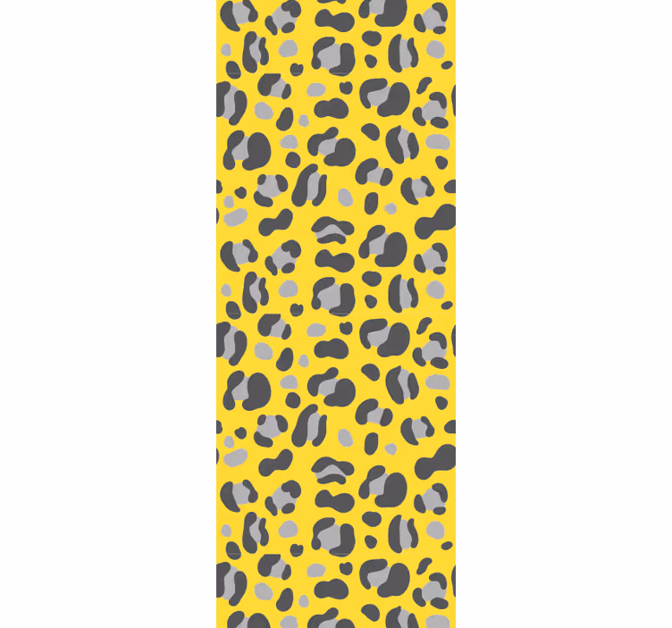 Pantone leopar baskı hayvan duvar kağıdı - TenStickers
