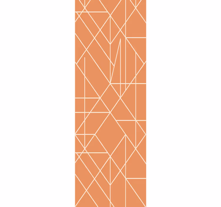 Geometrik doğrusal geometrik duvar kağıdı - TenStickers